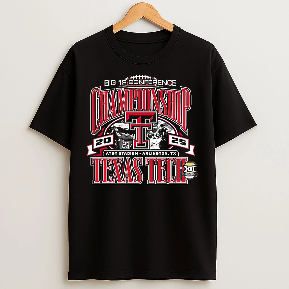 Classic Texas Tech Football 2025 Big 12 Conference Championship Make Noise T Shirts
