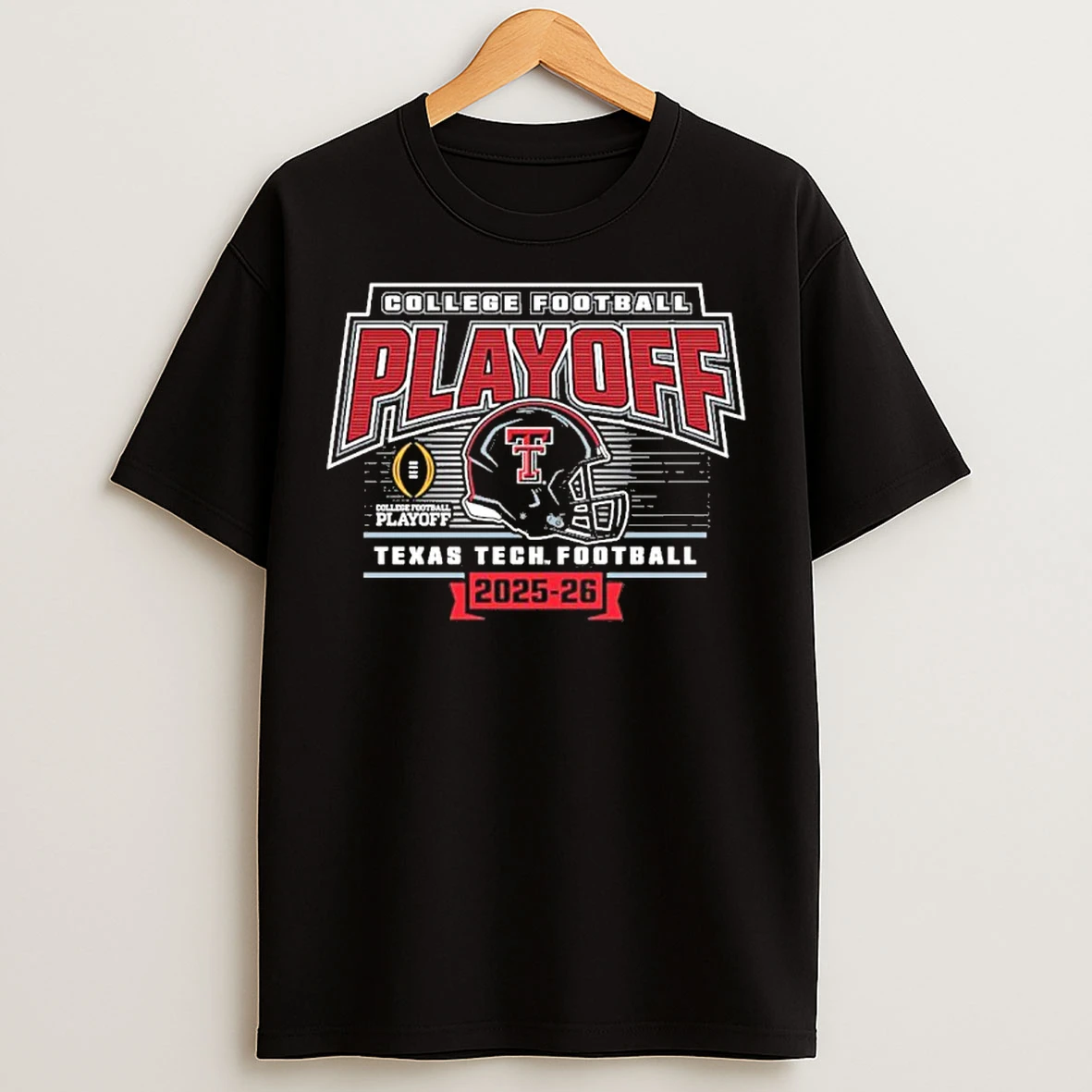 Classic Texas Tech Football 2025 College Football Playoff Led Helmet T Shirts