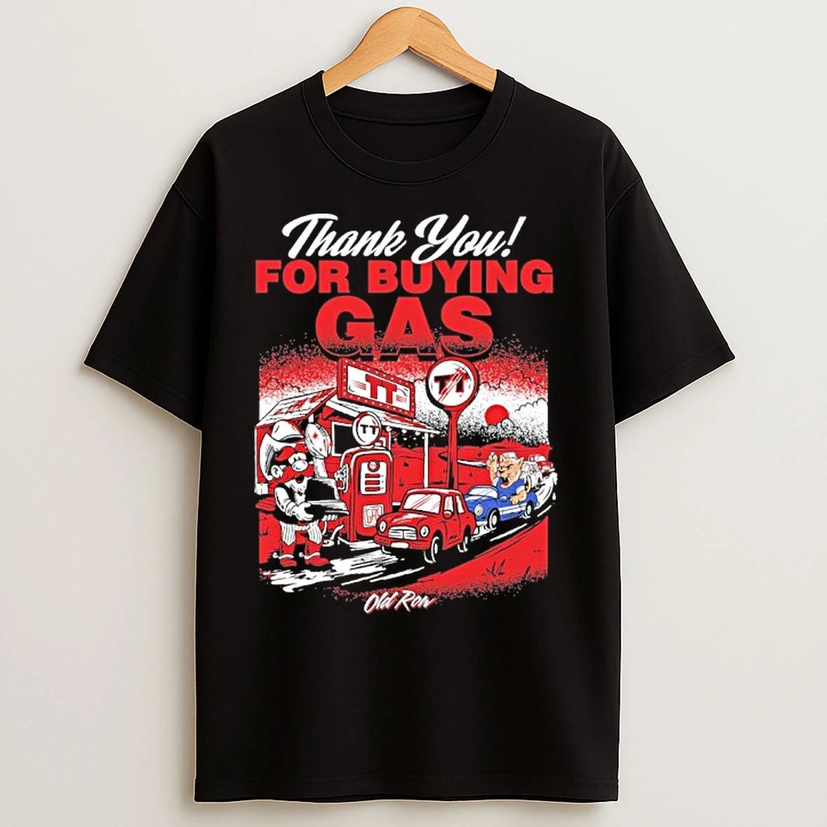 Classic Texas Tech Football Thank You For Buying Gas Big 12 Champs T Shirts