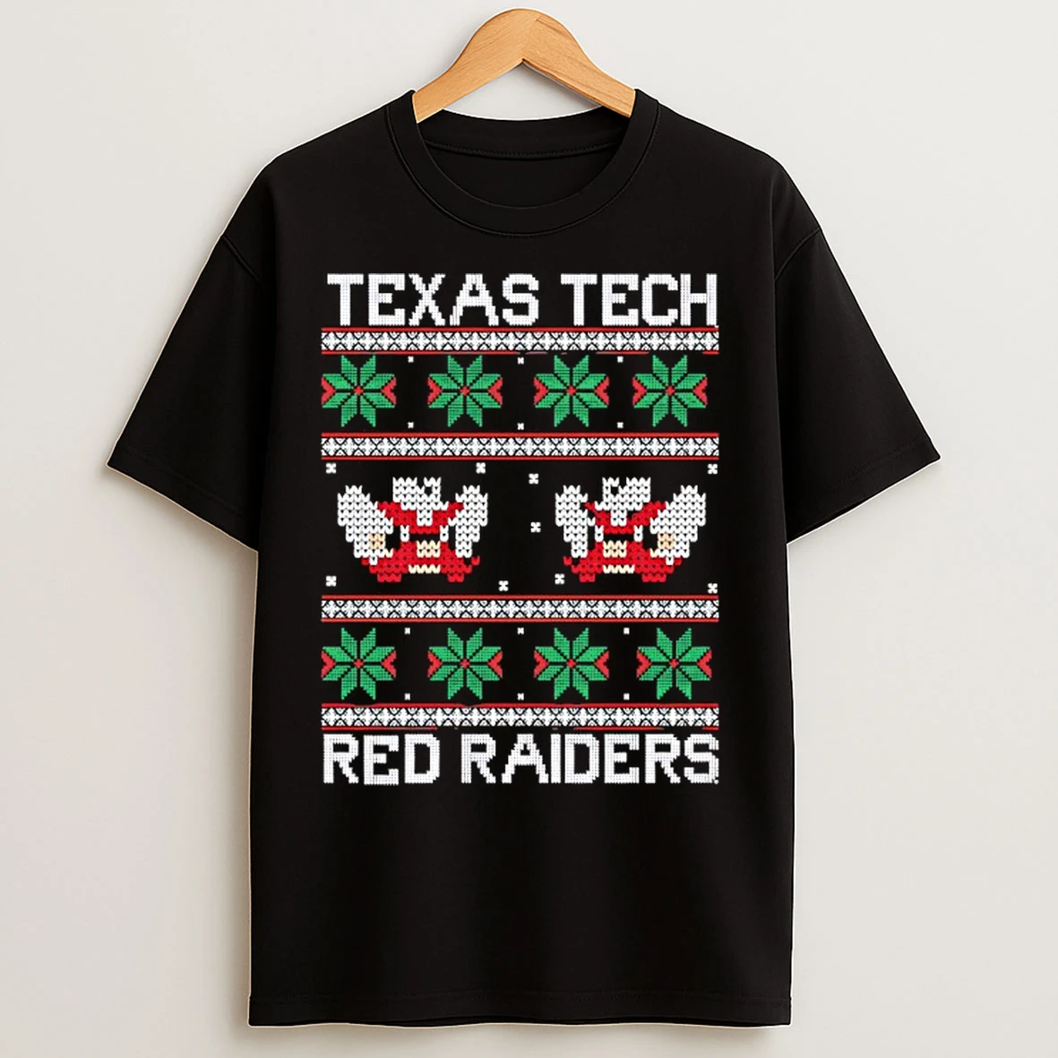 Classic Texas Tech Raider Red Ugly Christmas T Shirts