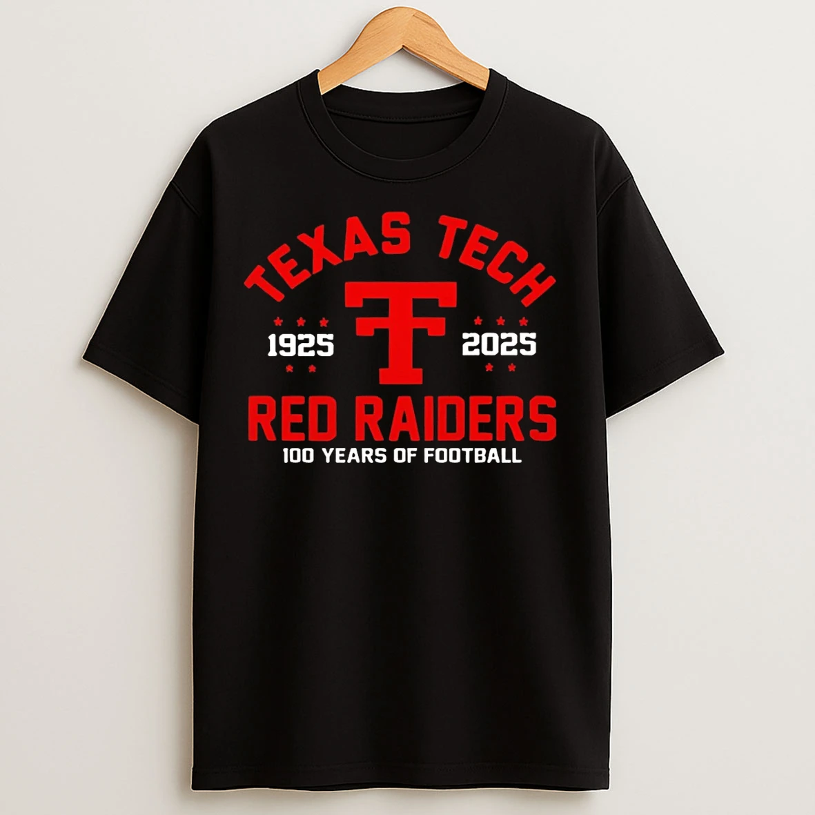 Classic Texas Tech Red Raiders 100 Years Of Football T Shirts