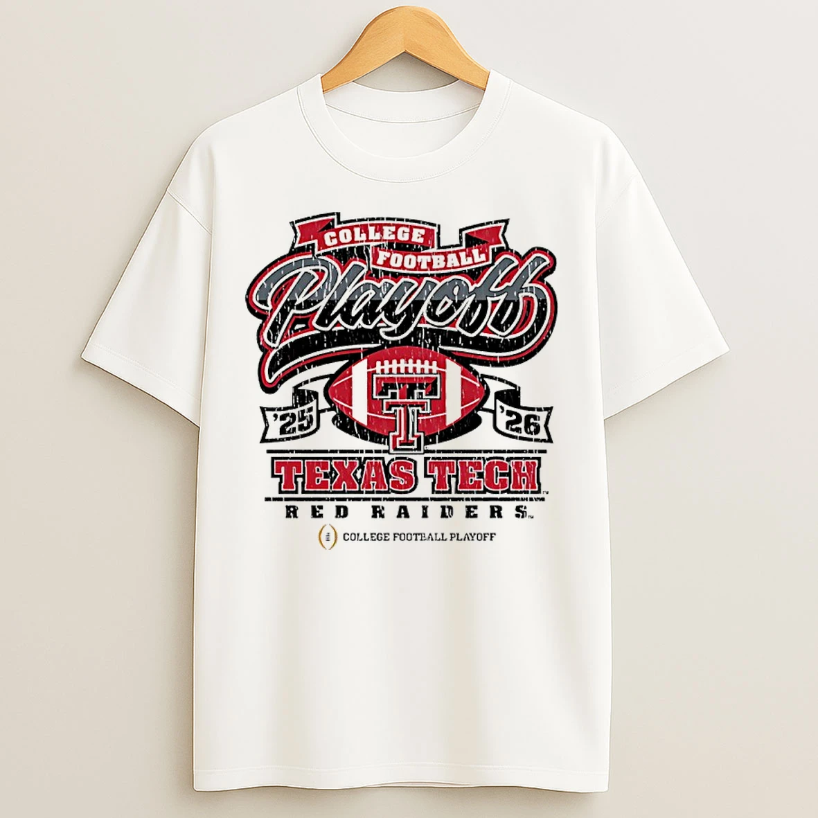 Classic Texas Tech Red Raiders 2025 26 College Football Playoff Huddle Hard T Shirts