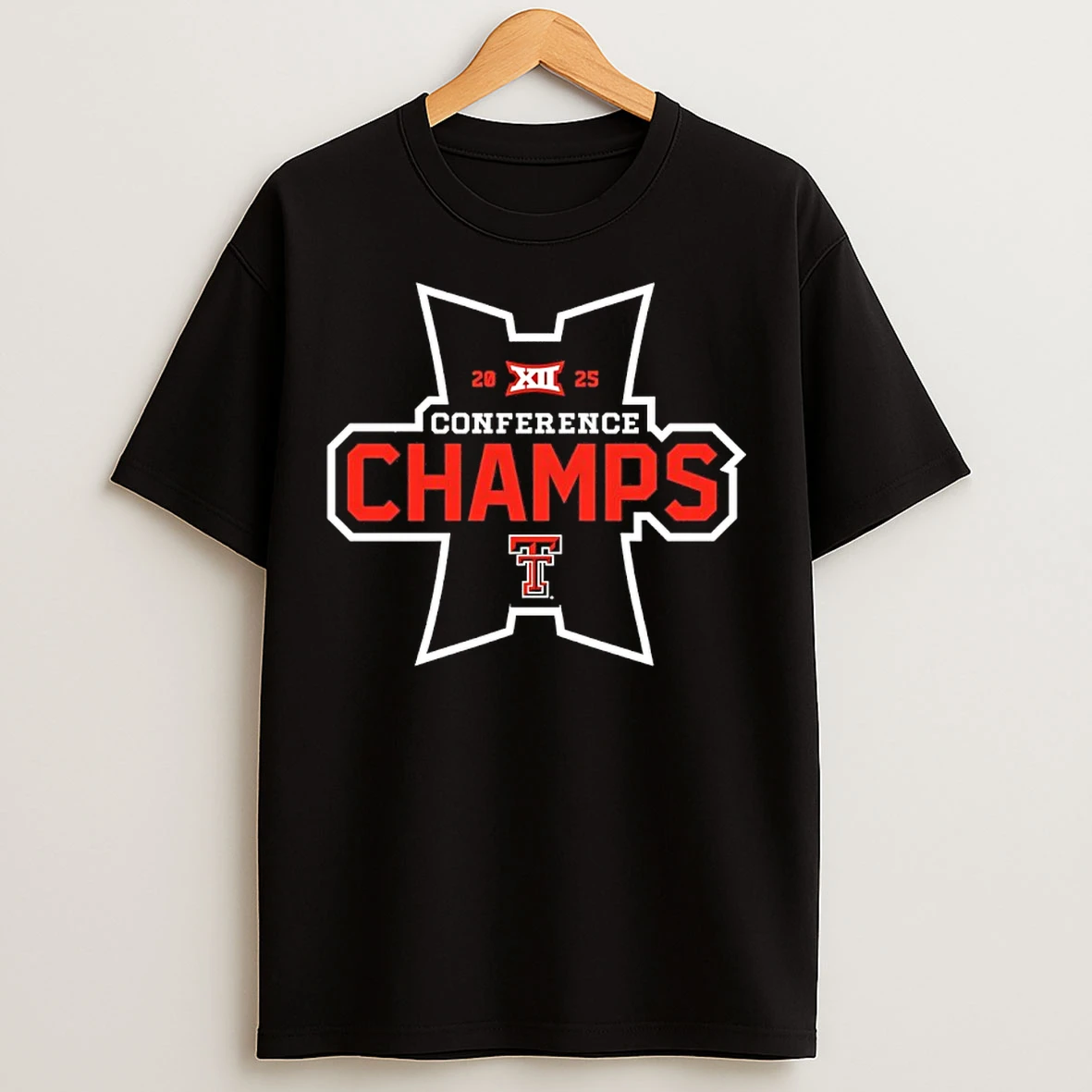 Classic Texas Tech Red Raiders 2025 Big Conference Champions T Shirts