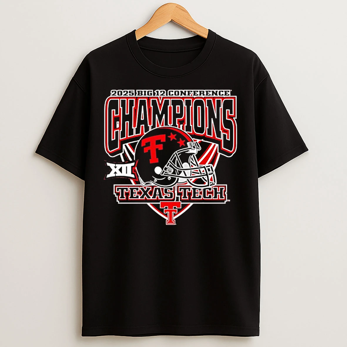 Classic Texas Tech Red Raiders 2025 Big 12 Conference Champions Field Day T Shirts
