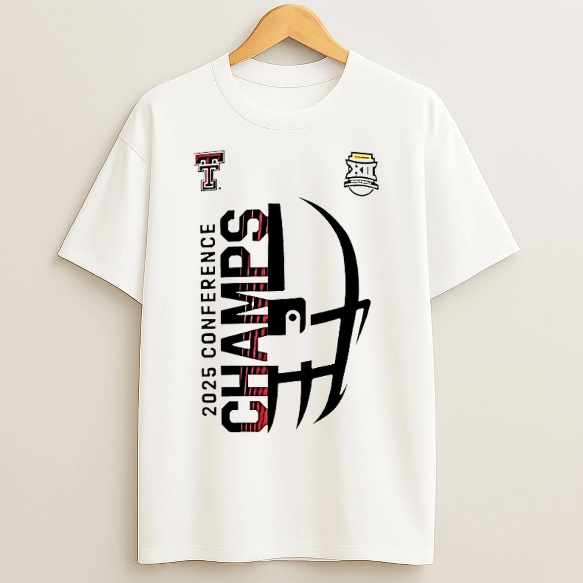 Classic Texas Tech Red Raiders 2025 Big 12 Conference Champions T Shirts