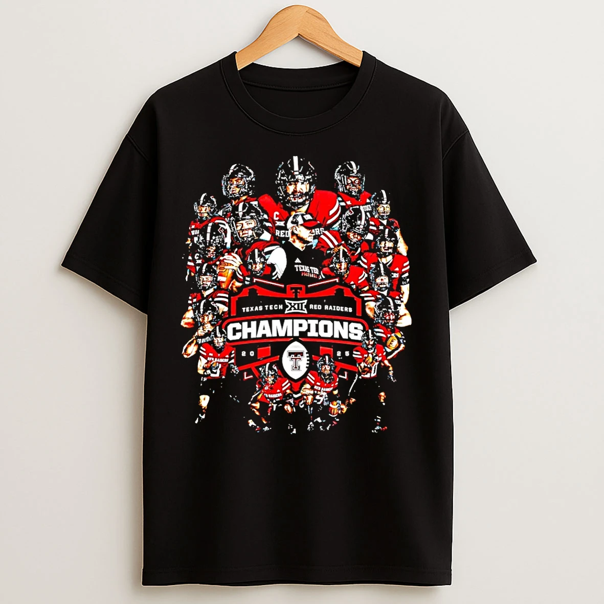 Classic Texas Tech Red Raiders 2025 Big Ten Champions Graphic T Shirts