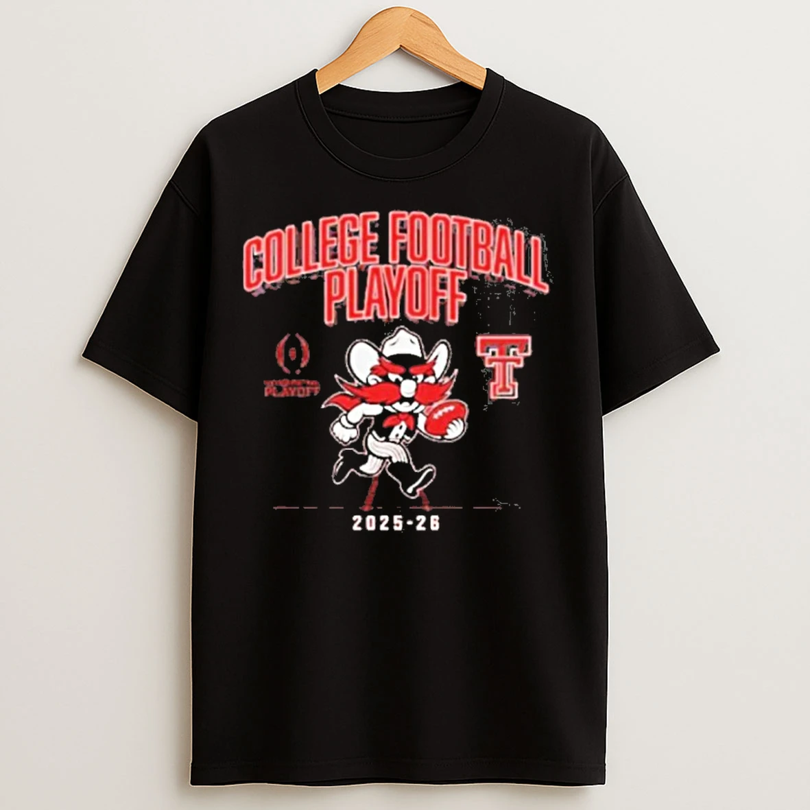 Classic Texas Tech Red Raiders 2025 Cfb Playoff Mascot T Shirts