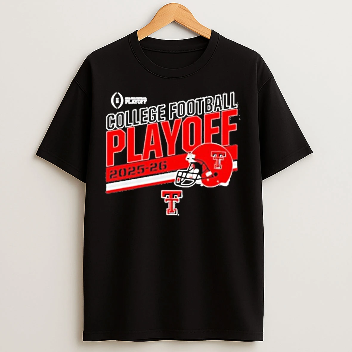 Classic Texas Tech Red Raiders 2025 Cfb Playoff Stripe T Shirts