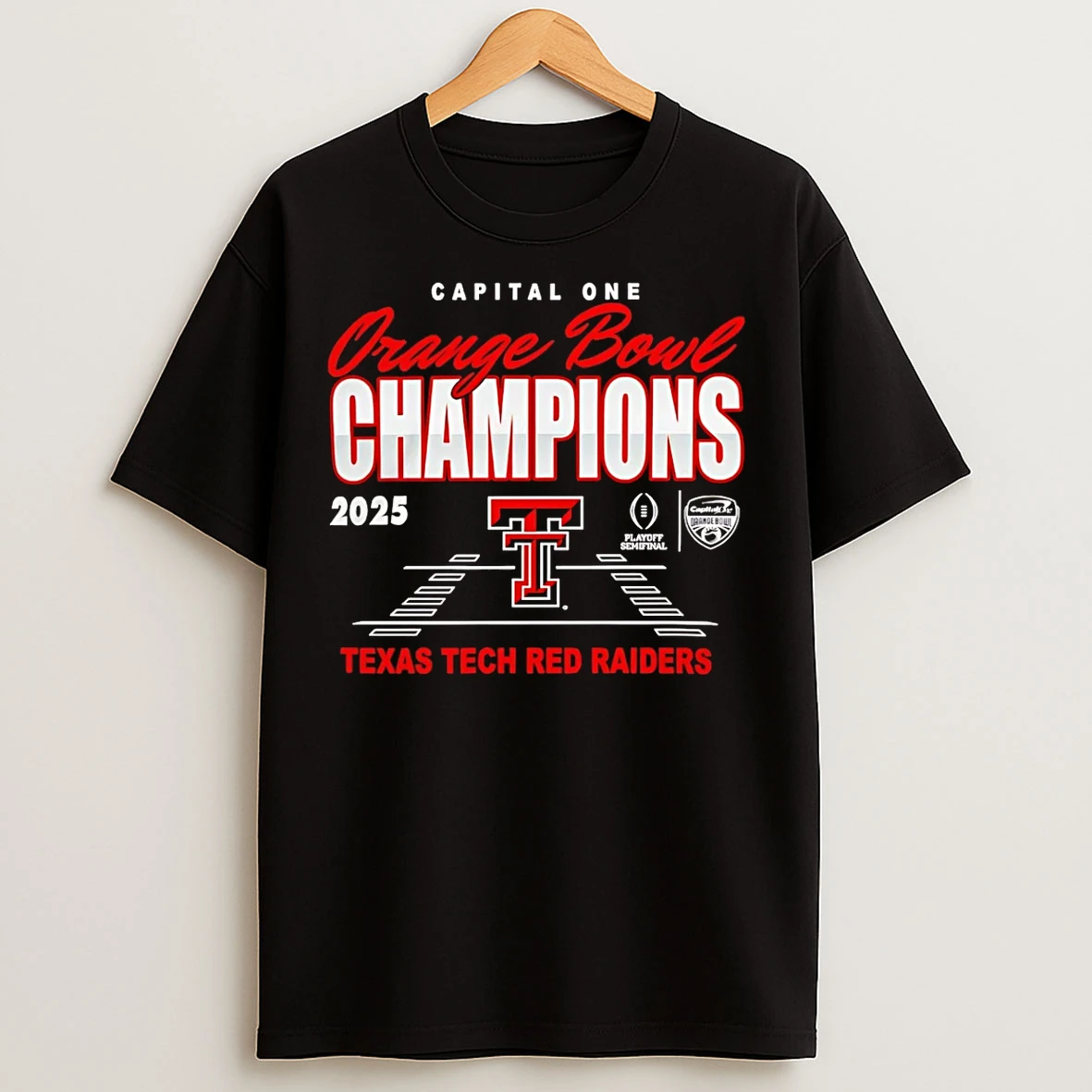 Classic Texas Tech Red Raiders 2026 Orange Bowl Champions Classic T Shirts