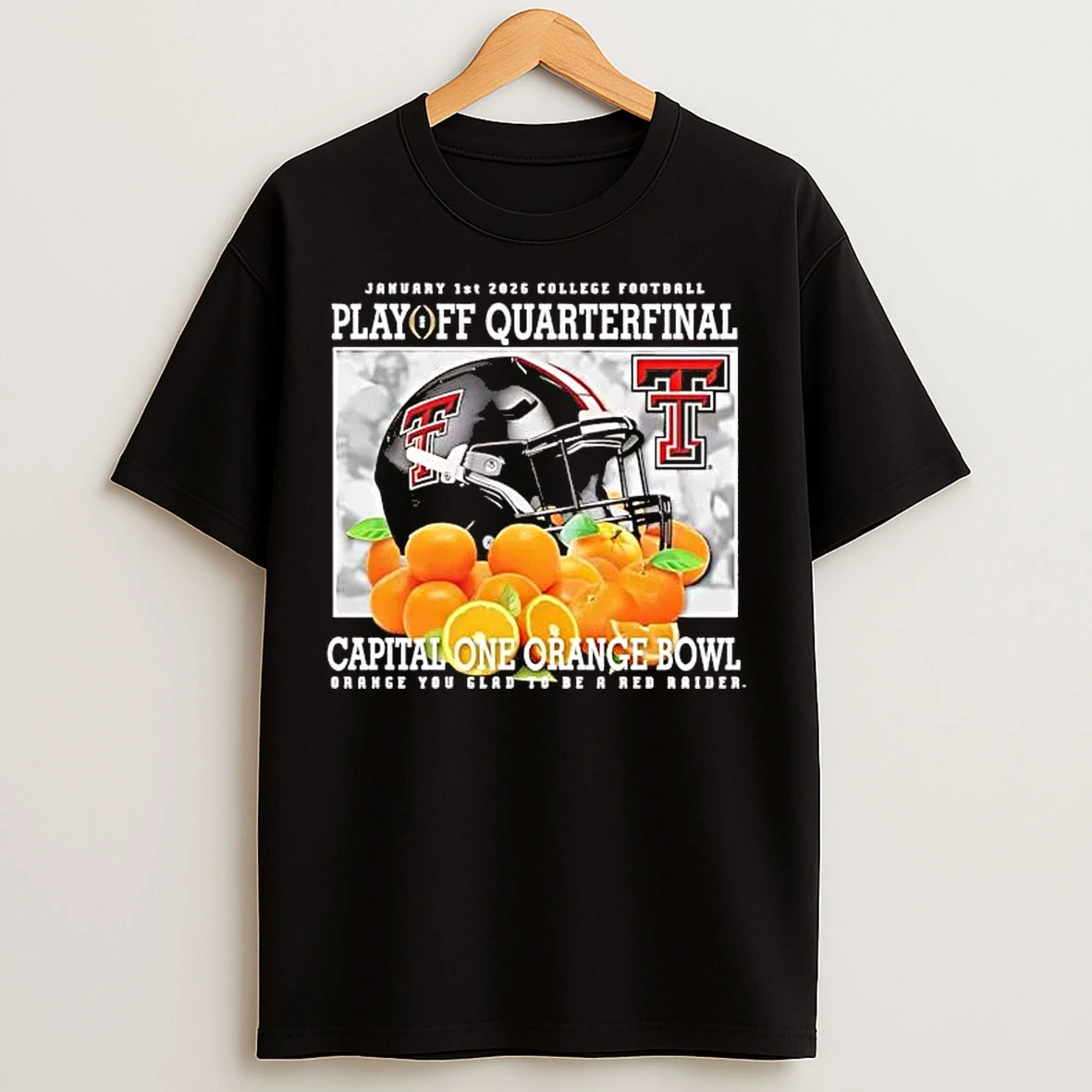 Classic Texas Tech Red Raiders 2026 Orange Bowl Orange You Glad To Be A Red Raider T Shirts