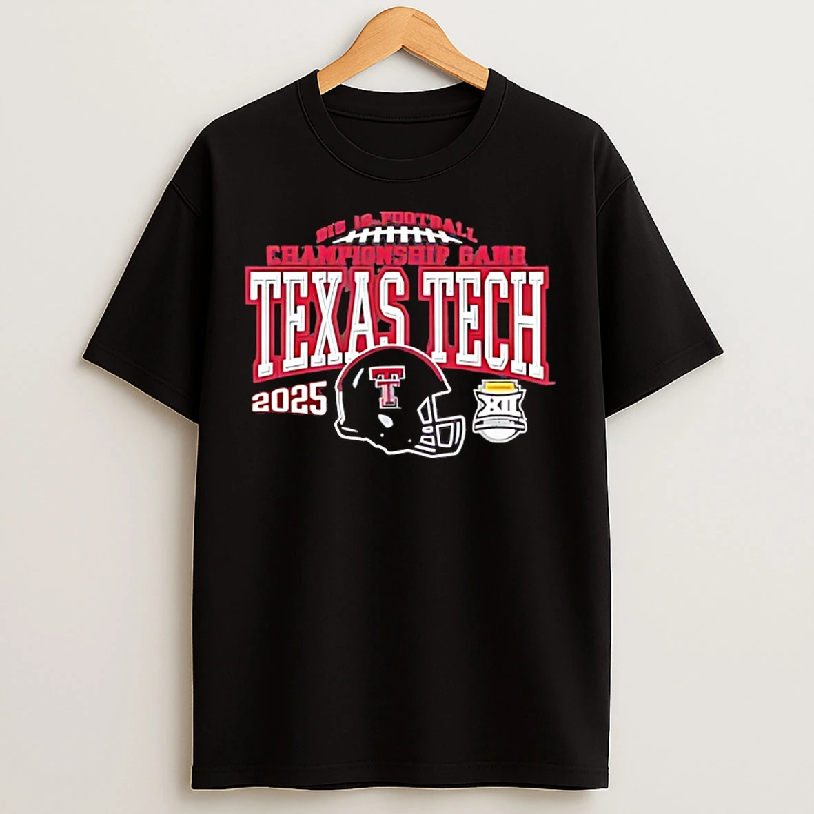 Classic Texas Tech Red Raiders Big 12 Championship 2025 Football T Shirts