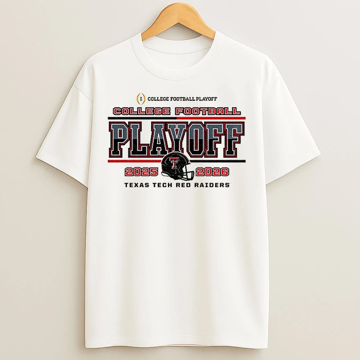 Classic Texas Tech Red Raiders Big 12 Football Champions Cfp Speed Helmet T Shirts