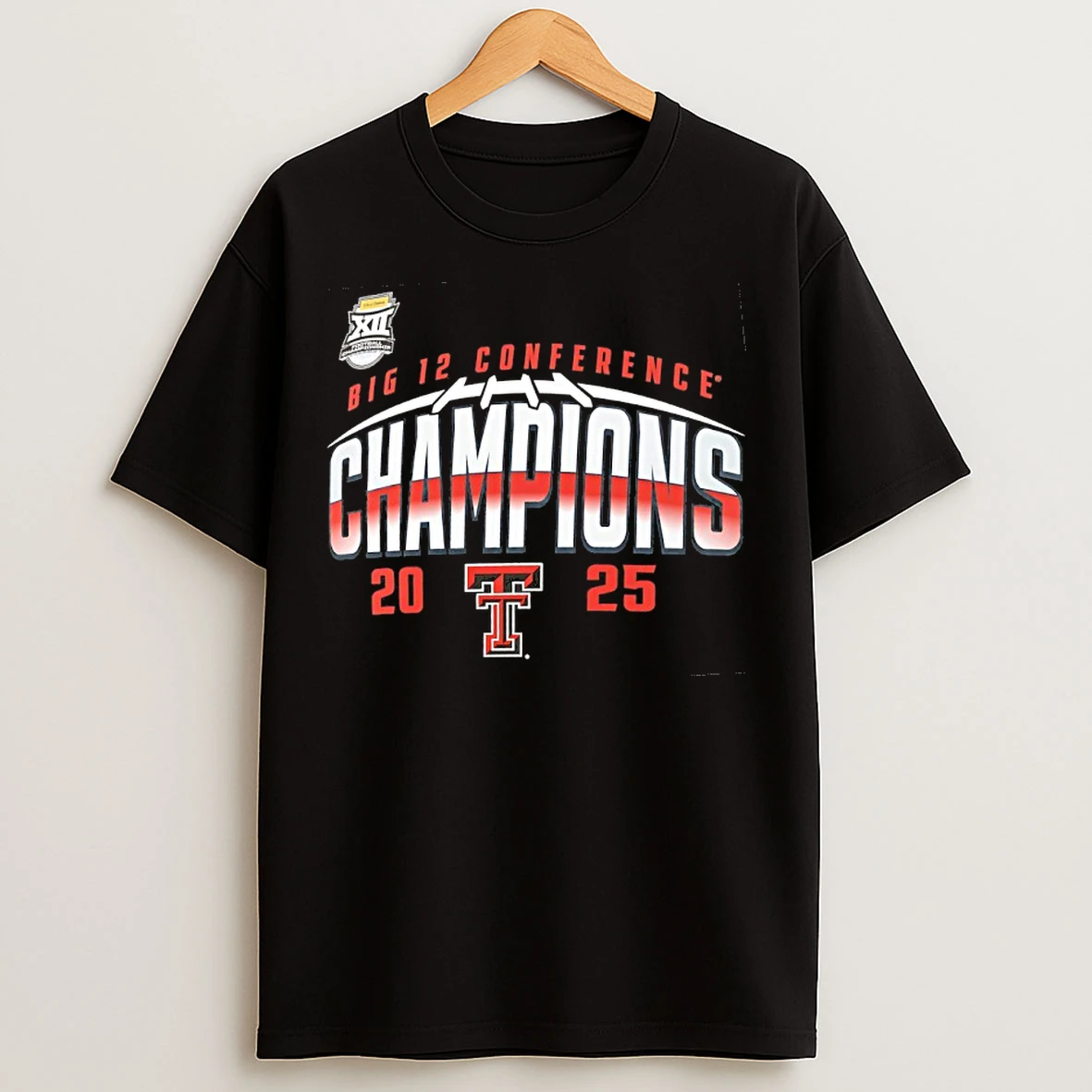 Classic Texas Tech Red Raiders Big 12 Football Champions Endzone Speed 2025 T Shirts