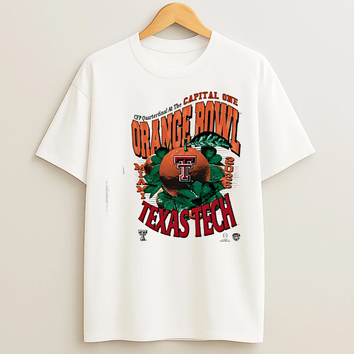 Classic Texas Tech Red Raiders Cfp Quarterfinal At The Capital One Orange Bowl 2026 T Shirts