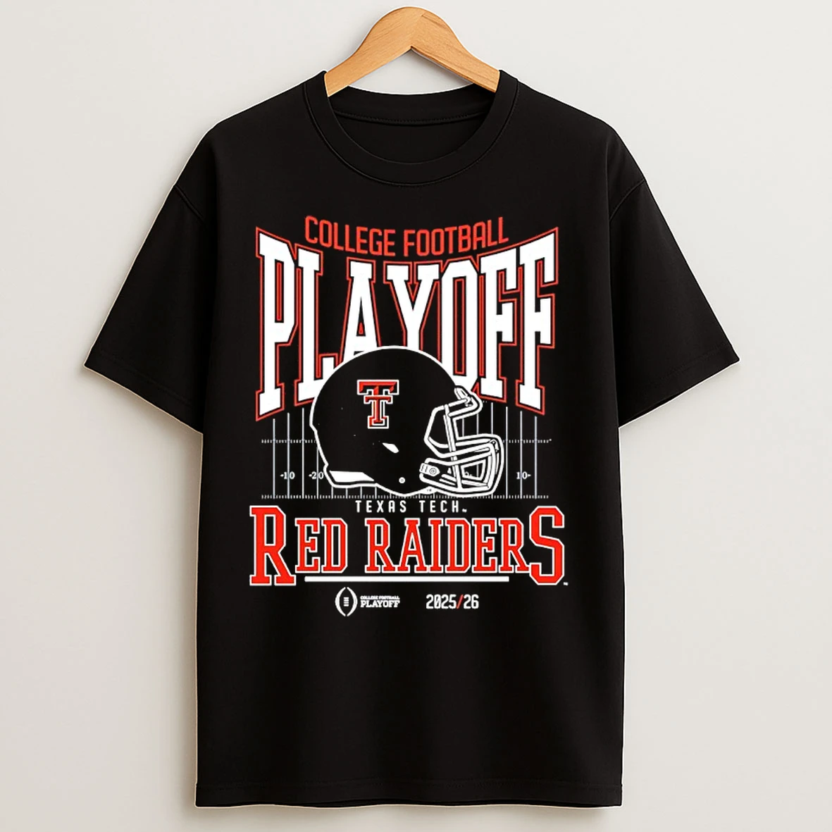 Classic Texas Tech Red Raiders College Football Playoff 2025 26 Helmet T Shirts