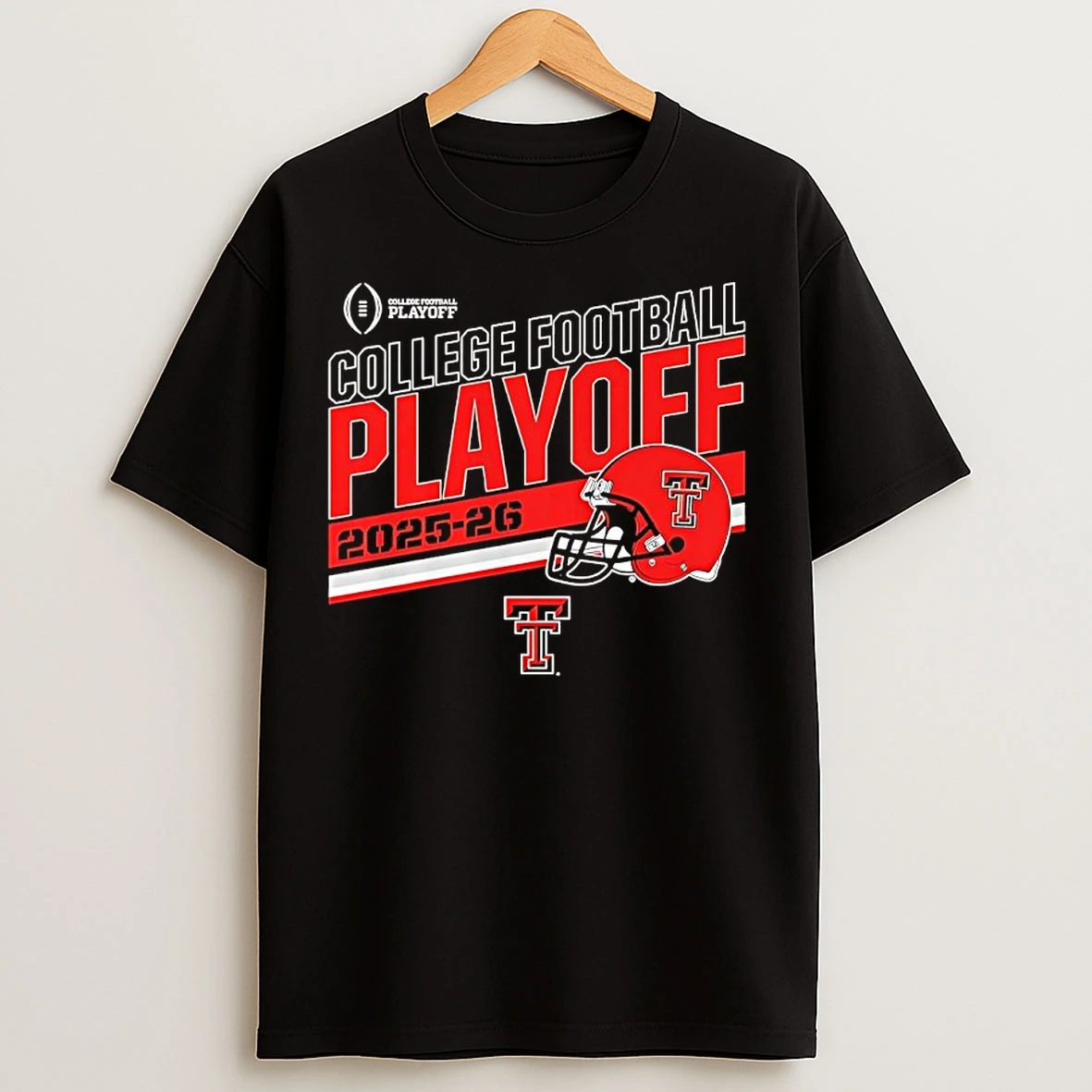 Classic Texas Tech Red Raiders College Football Playoff Helmet 2025 26 T Shirts
