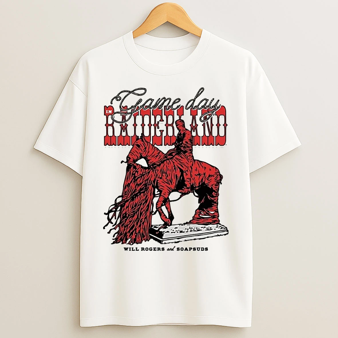 Classic Texas Tech Red Raiders Gameday Raiderland Will Rogers And Soapsuds T Shirts