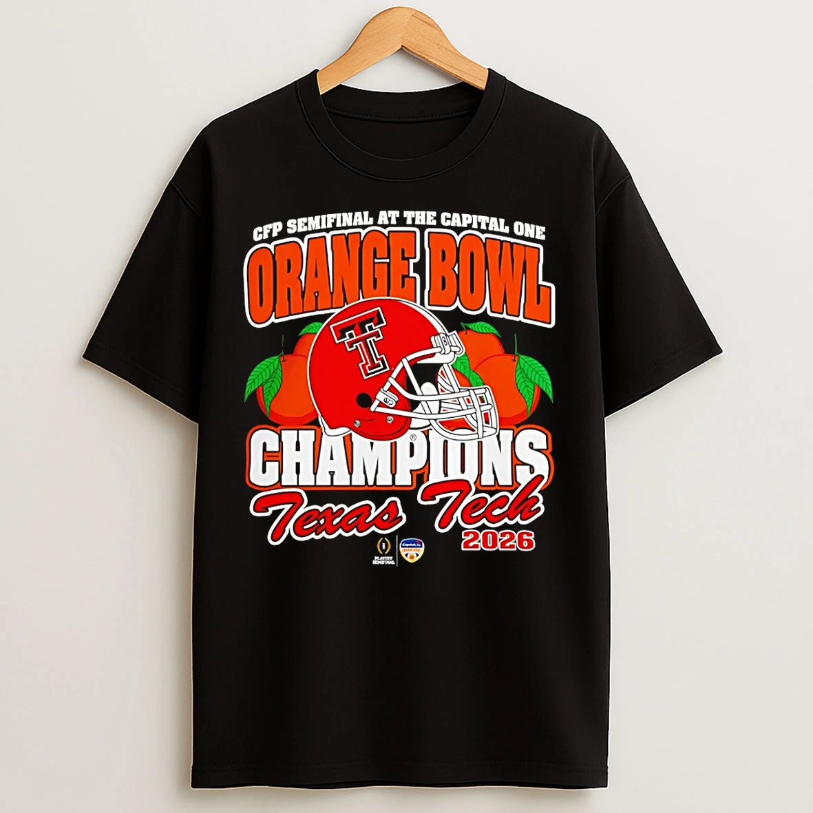 Classic Texas Tech Red Raiders Orange Bowl Champions 2026 T Shirts