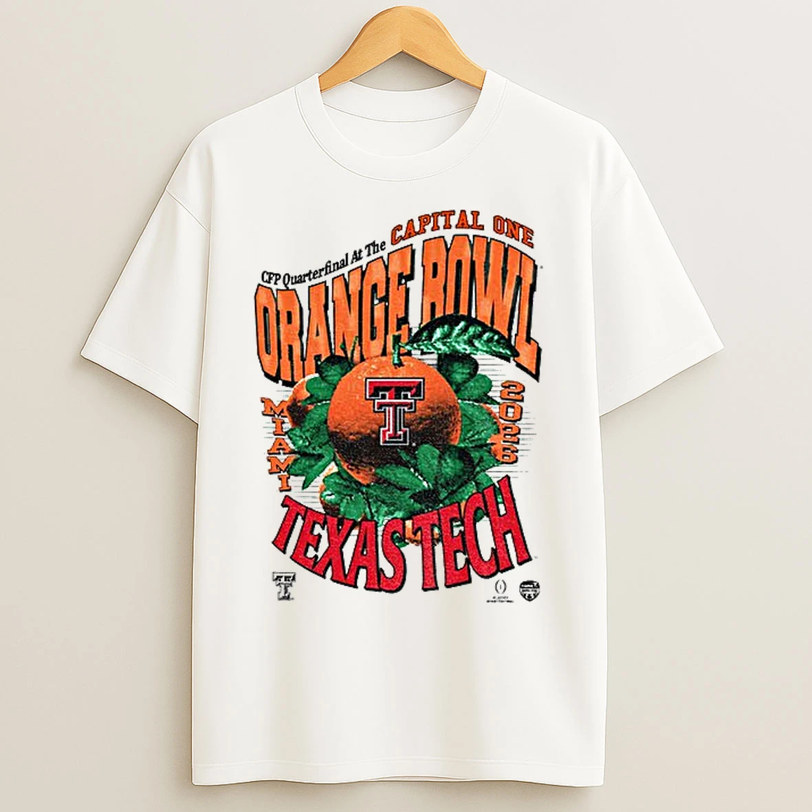 Classic Texas Tech Red Raiders Quaterfinal At The Capital One Orange Bowl Cfp T Shirts