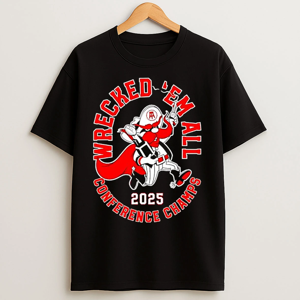 Classic Texas Tech Red Raiders Wrecked Em 2025 Conference Champs T Shirts