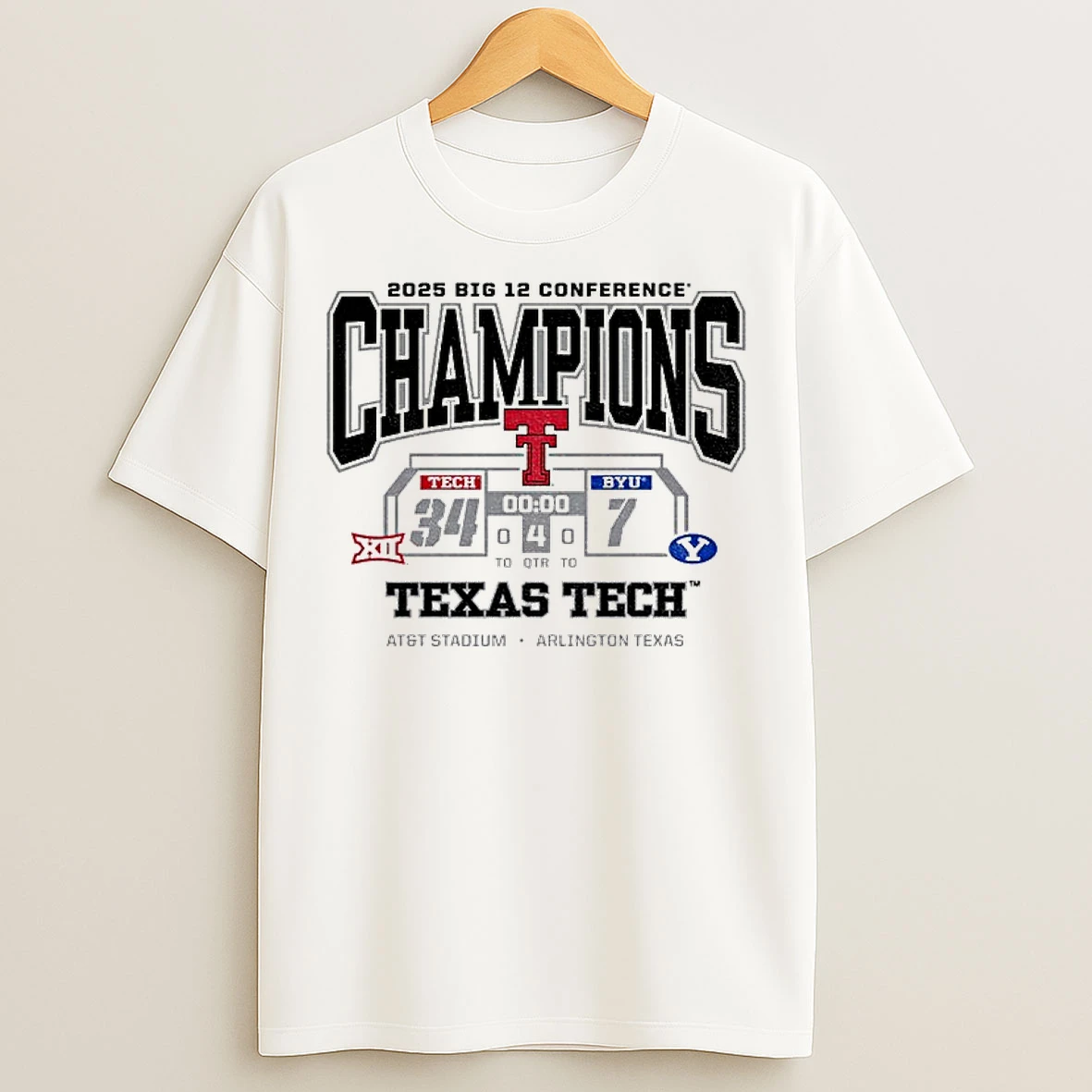 Classic Texas Tech Red Raiders Beat Byu Big 12 Cfp Were Coming To Wreck Em T Shirts