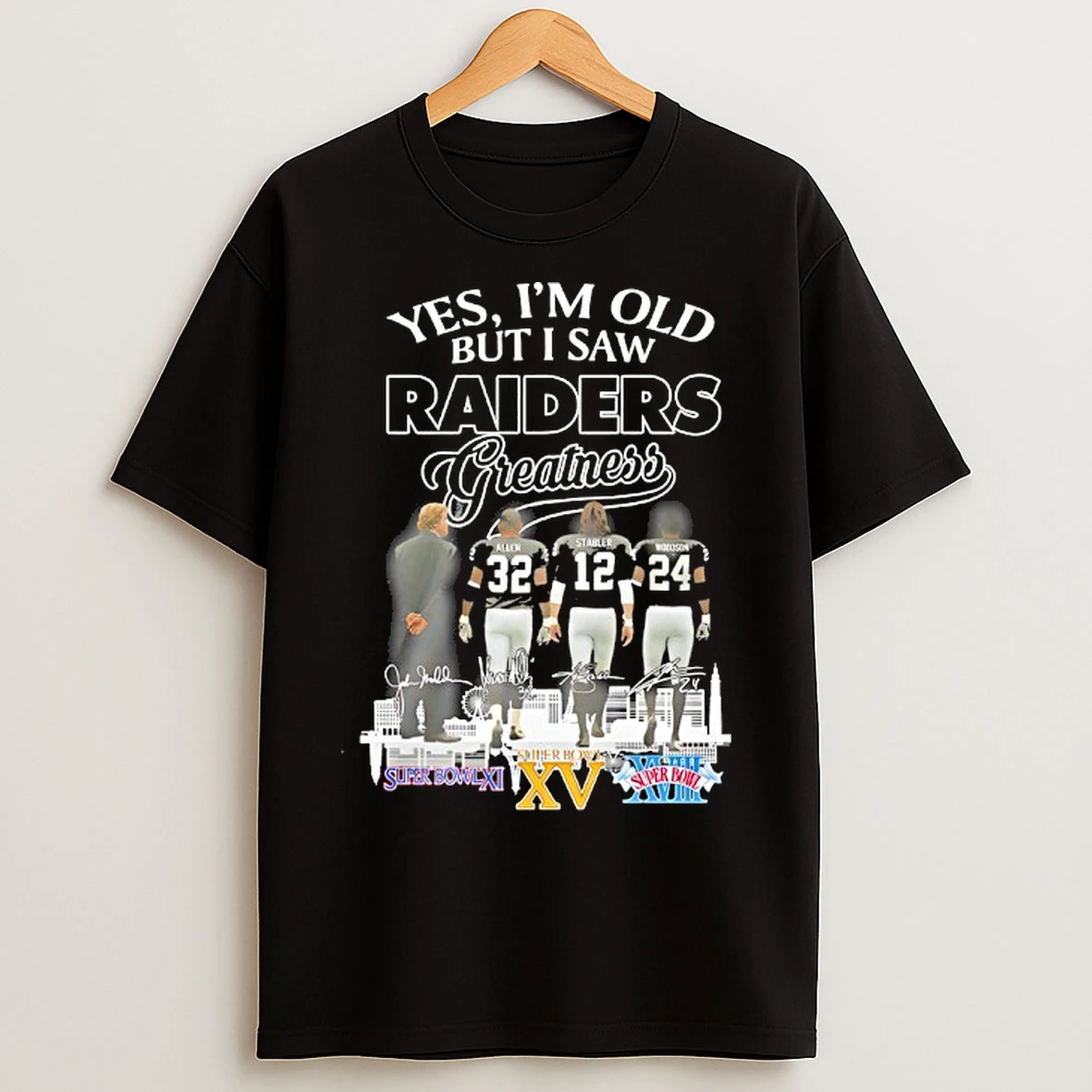 Classic Texas Tech Red Raiders Yes Im Old But I Saw Raiders Greatness Players And Signature T Shirts