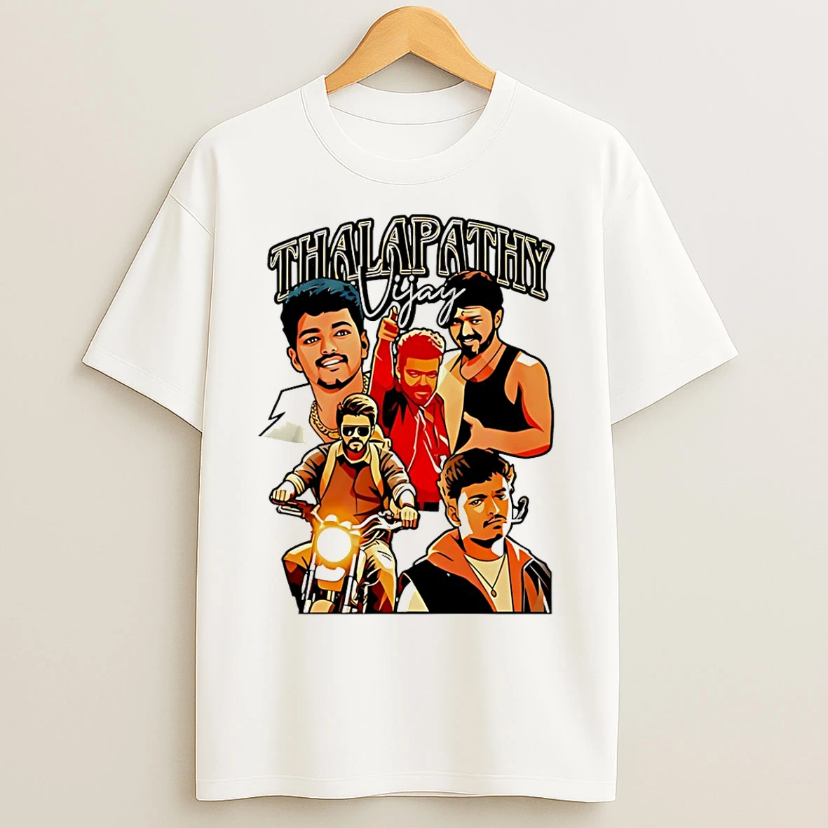 Classic Thalapathy Vijay Graphic T Shirts