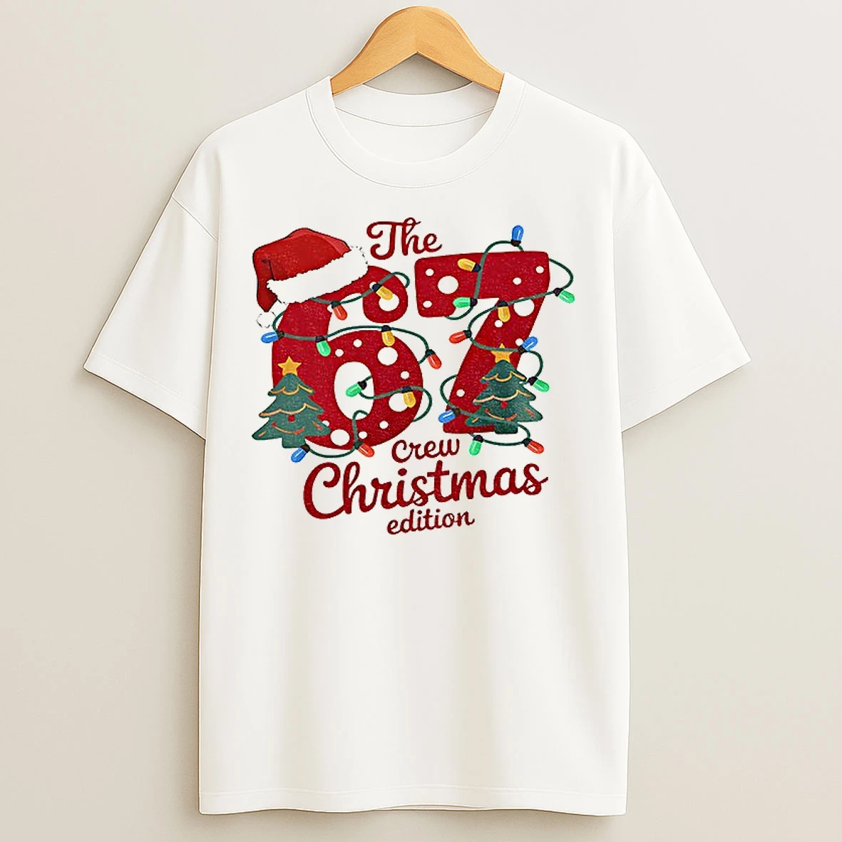 Classic The 6 7 Crew Christmas Edition Merry Christmas T Shirts