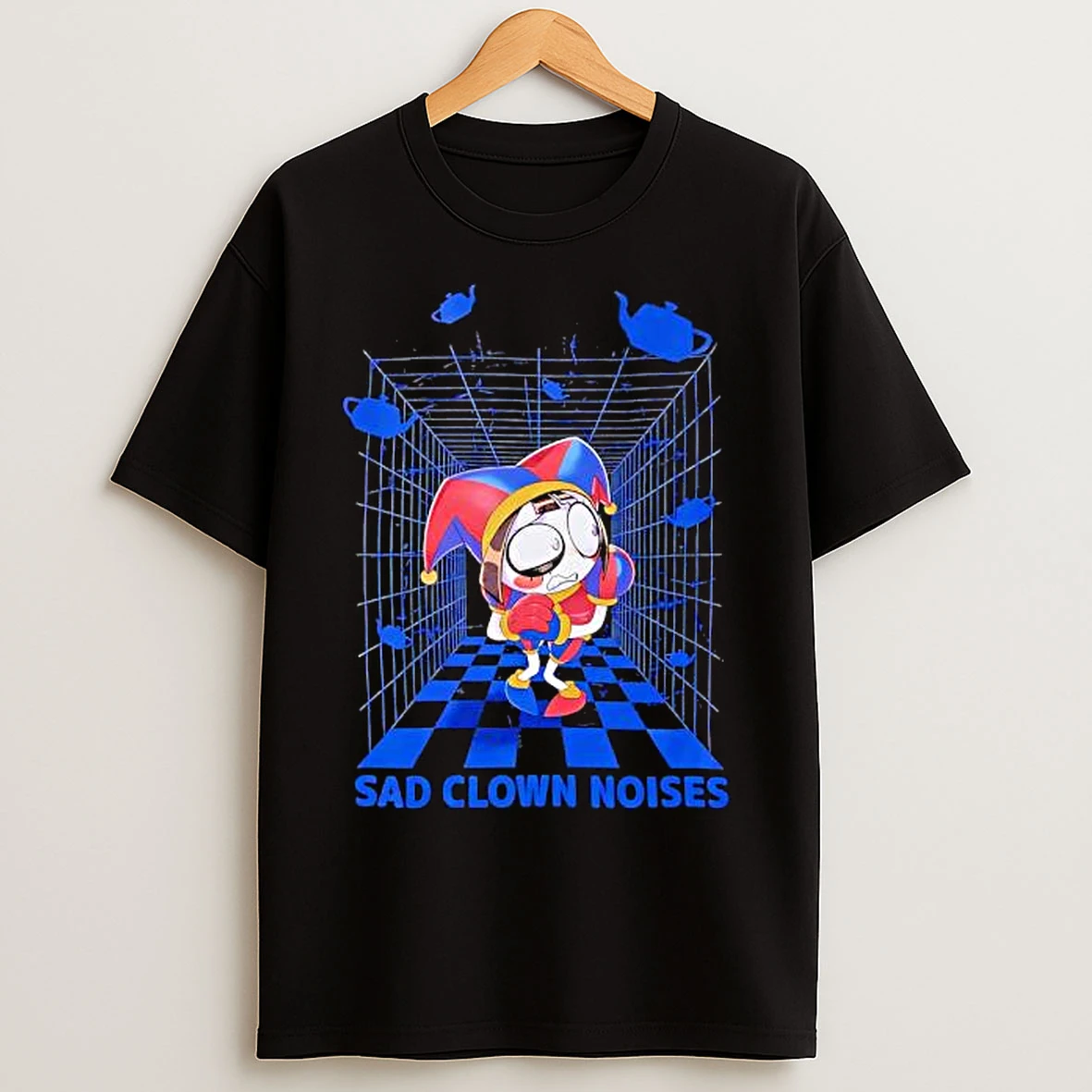 Classic The Amazing Digital Circus Pomni Sad Clown Noises T Shirts