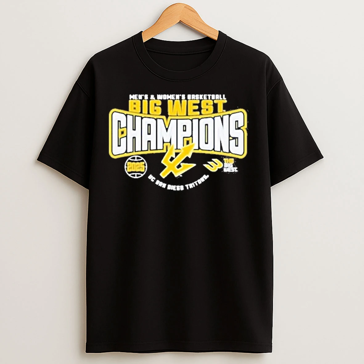 Classic The Big Wests Best Mens And Womens Basketball Champions 2025 Uc San Diego Tritons T Shirts