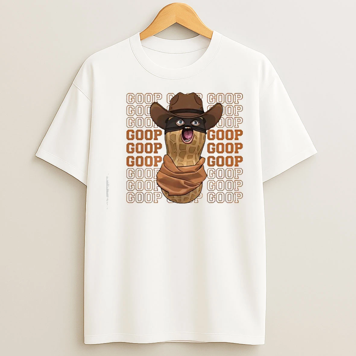 Classic The Burnt Peanut Goop Meme Graphic T Shirts