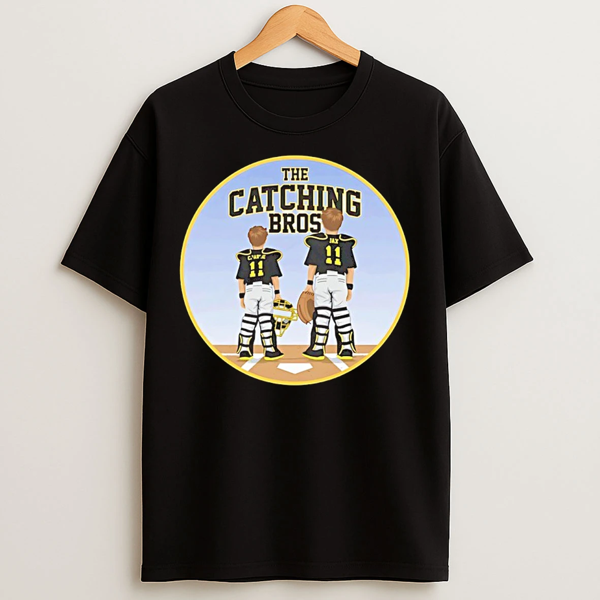 Classic The Catching Bros Jax 11 Baseball T Shirts