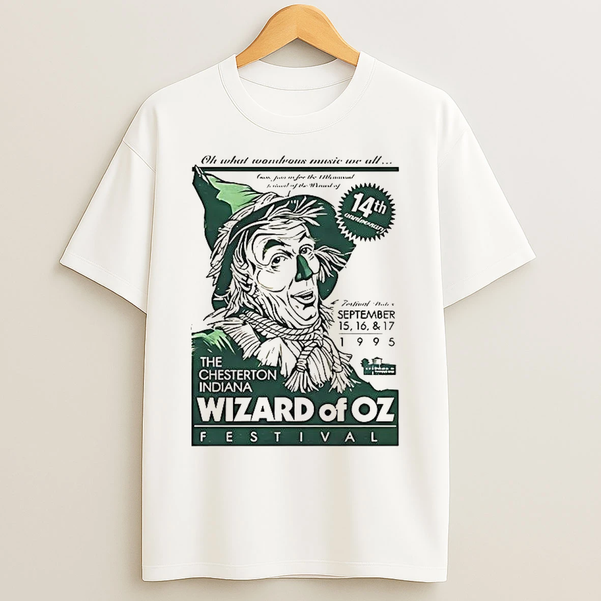 Classic The Chesterton Indiana Wizard Of Oz 1995 Comic T Shirts