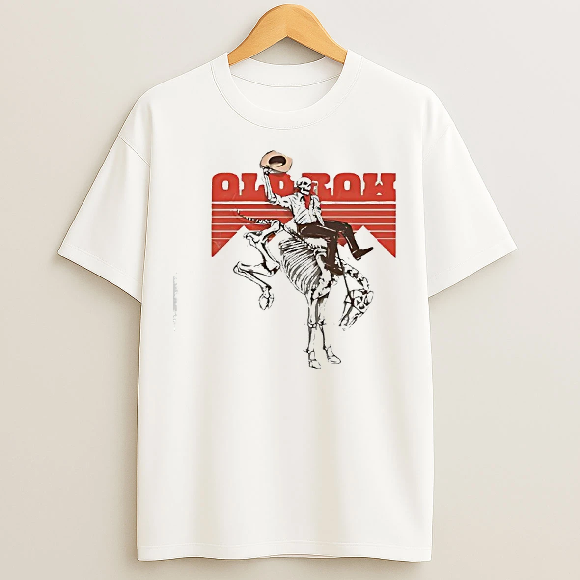 Classic The Cowboy Killer Cowboy And Horse Skeleton T Shirts