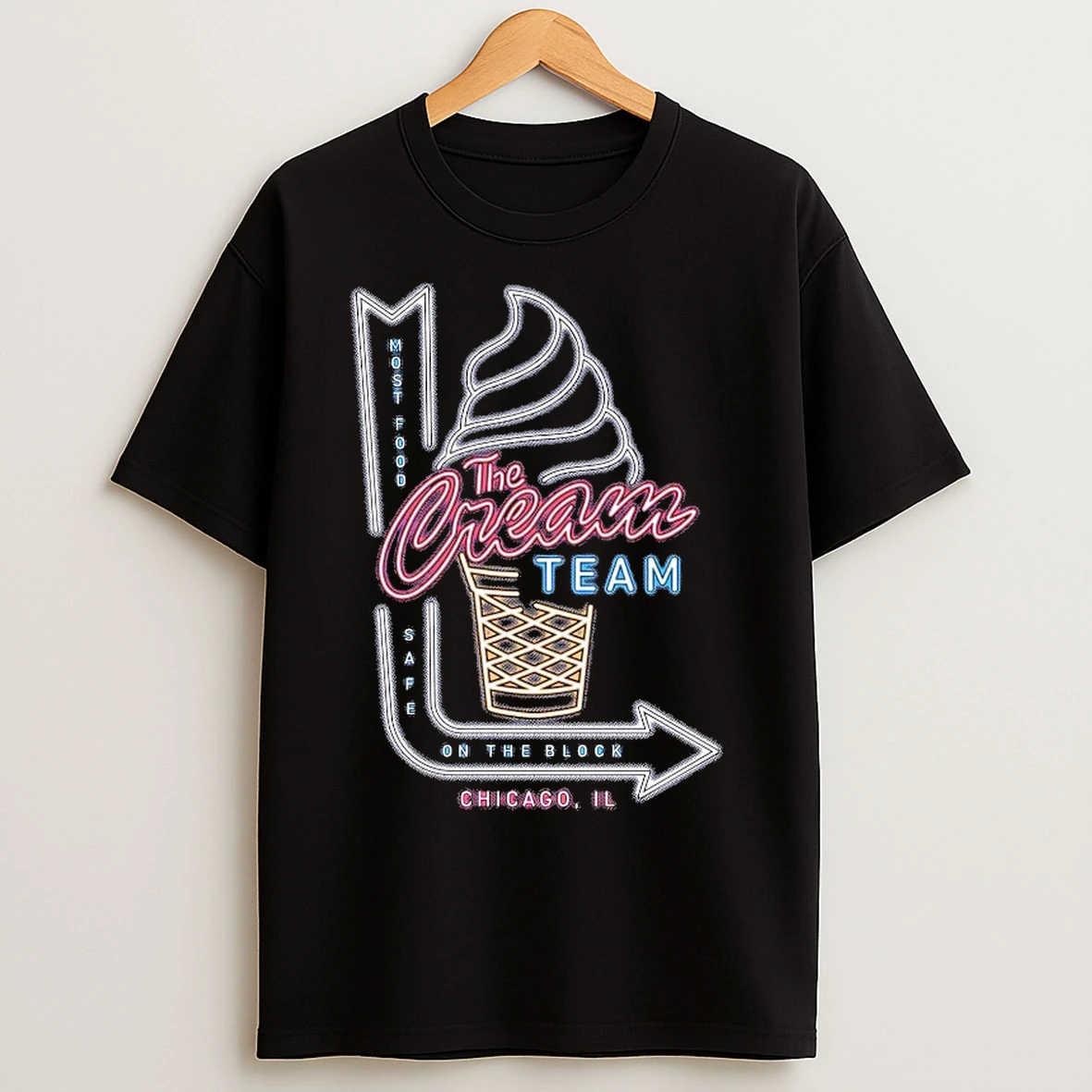 Classic The Cream Team On The Block Chicago Il T Shirts