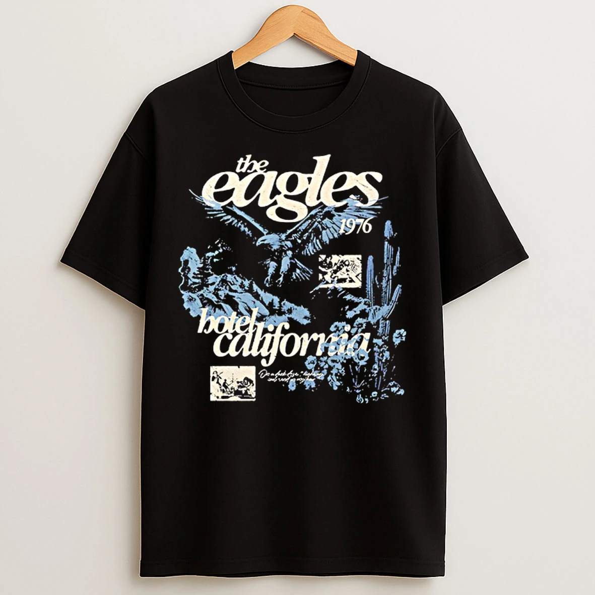 Classic The Eagles Hotel California Dream 1976 Philadelphia Eagles T Shirts