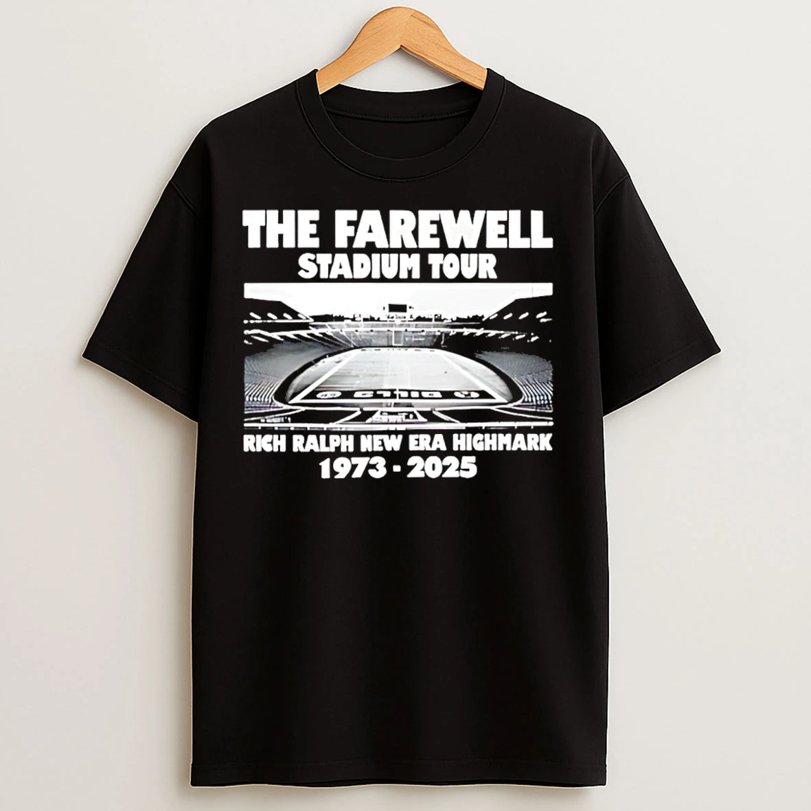 Classic The Farewell Stadium Tour Rich Ralph New Era Highmark 1973 2025 T Shirts