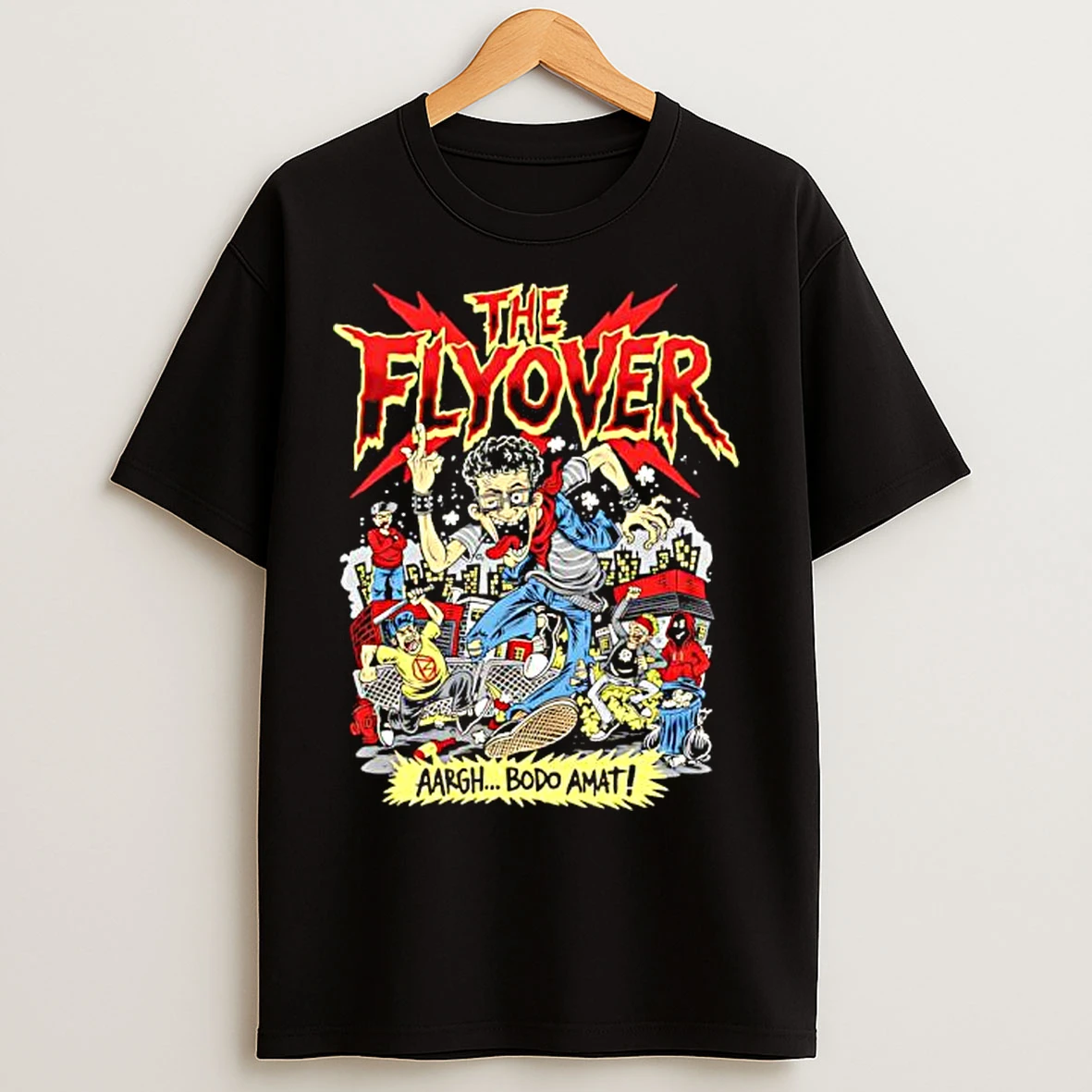 Classic The Flyover Aargh Bodo Amat Graphic T Shirts