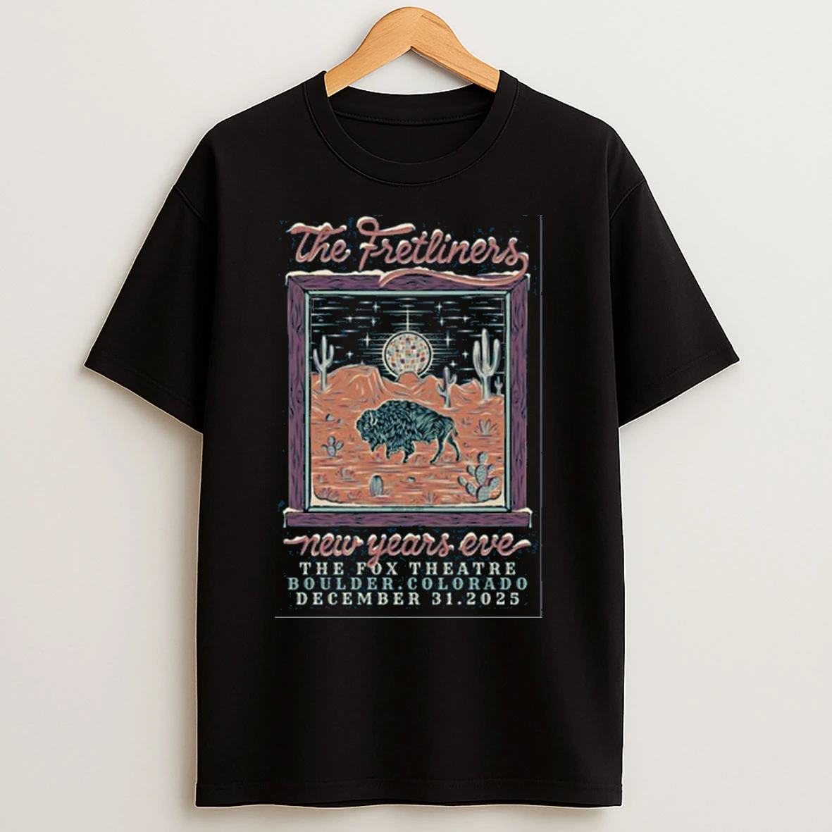 Classic The Fretliners Dec 31 2025 Fox Theatre In Boulder Co T Shirts