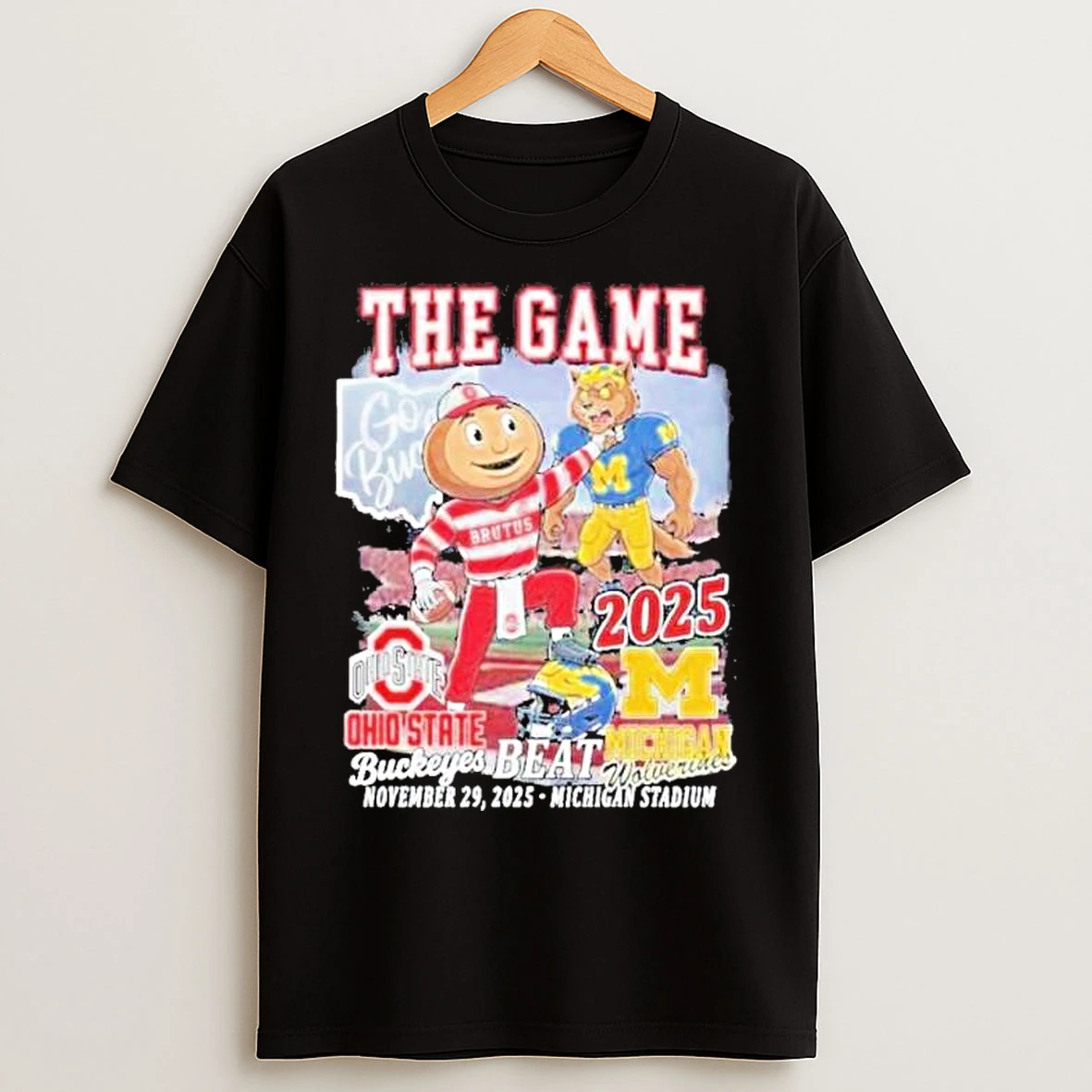 Classic The Game Mascot Ohio State Buckeyes Beat Michigan Wolverine 2025 T Shirts