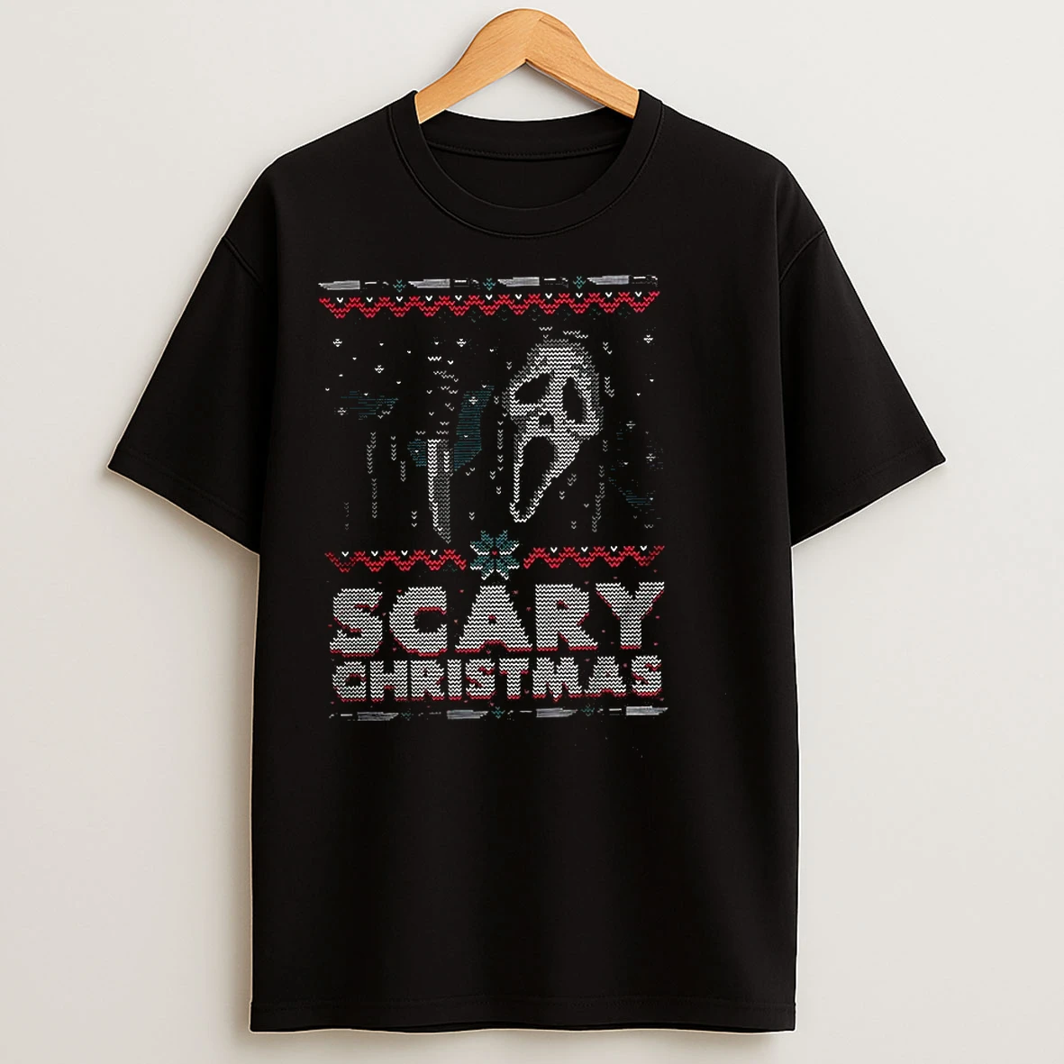 Classic The Ghostface Scream Scary Ugly Christmas T Shirts