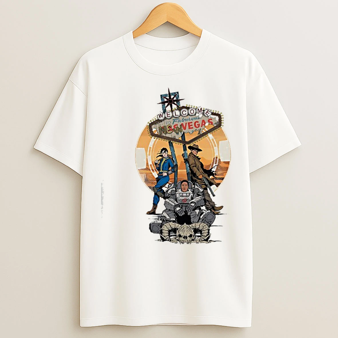 Classic The Ghoul Lucy Maximus Fallout Welcome To Fabulous New Vegas T Shirts