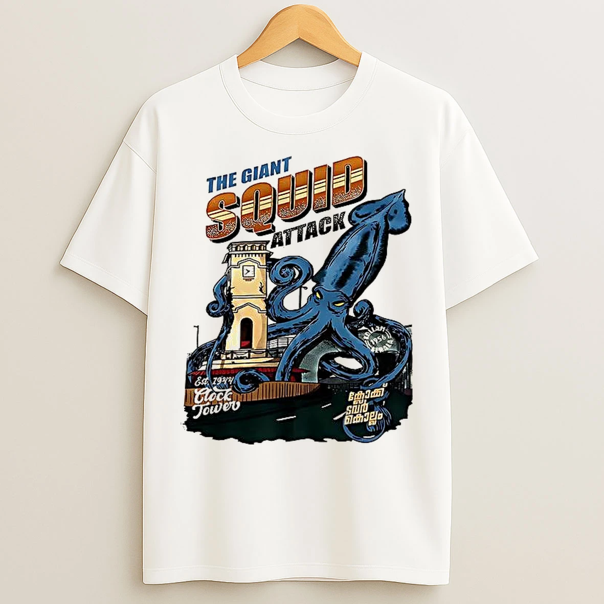 Classic The Giant Squid Attack T Shirts