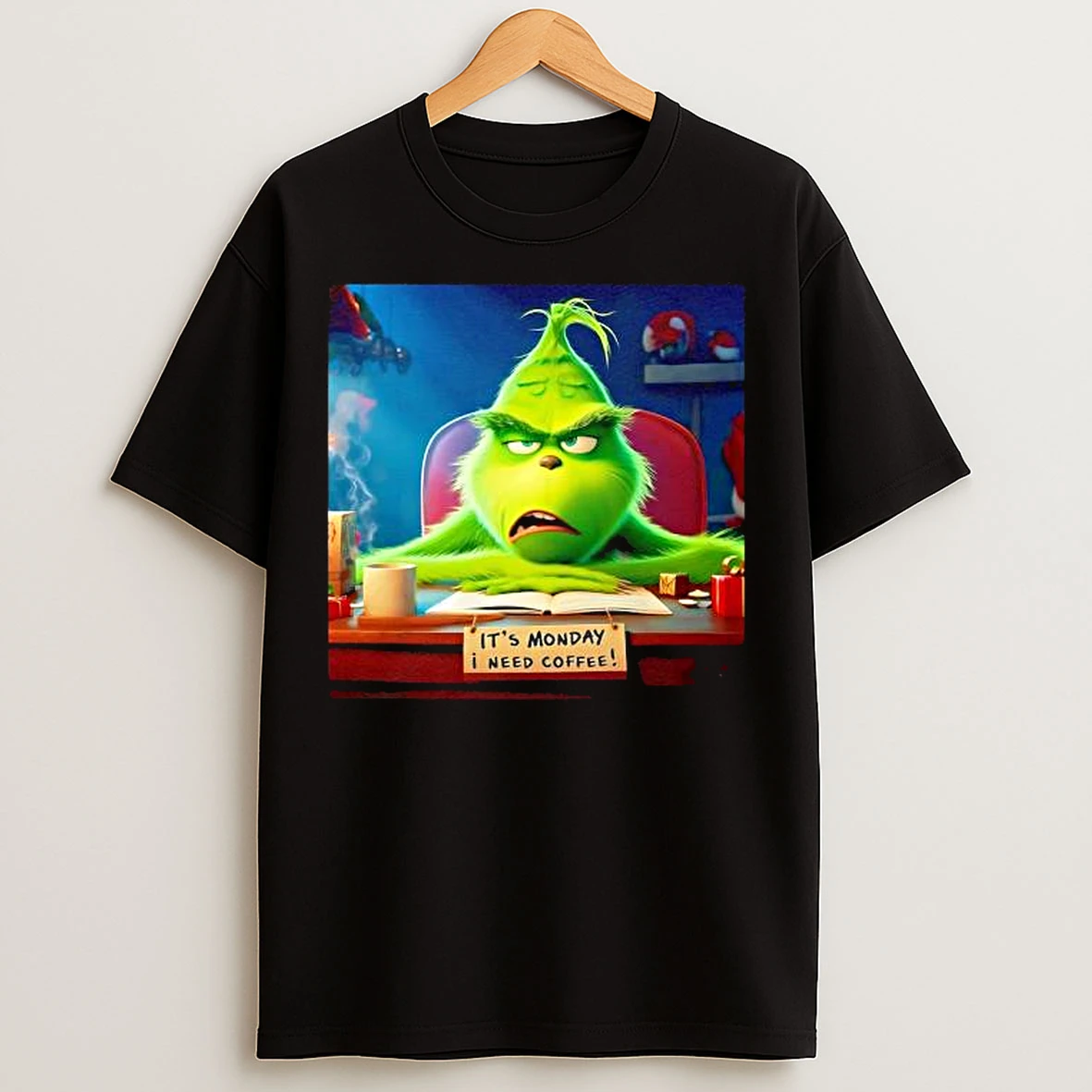 Classic The Grinch Its Monday I Need Coffee T Shirts
