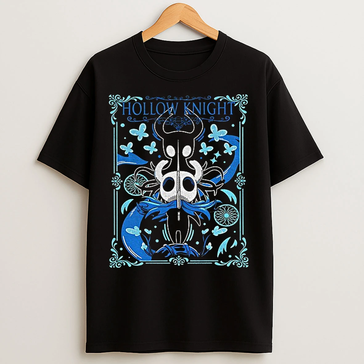 Classic The Hollow Knight Tarot Card Parody T Shirts