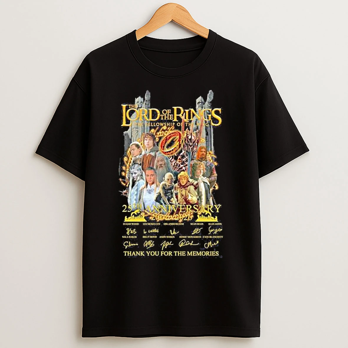 Classic The Lord Of The Rings 25th Anniversary 2001 2026 T Shirts