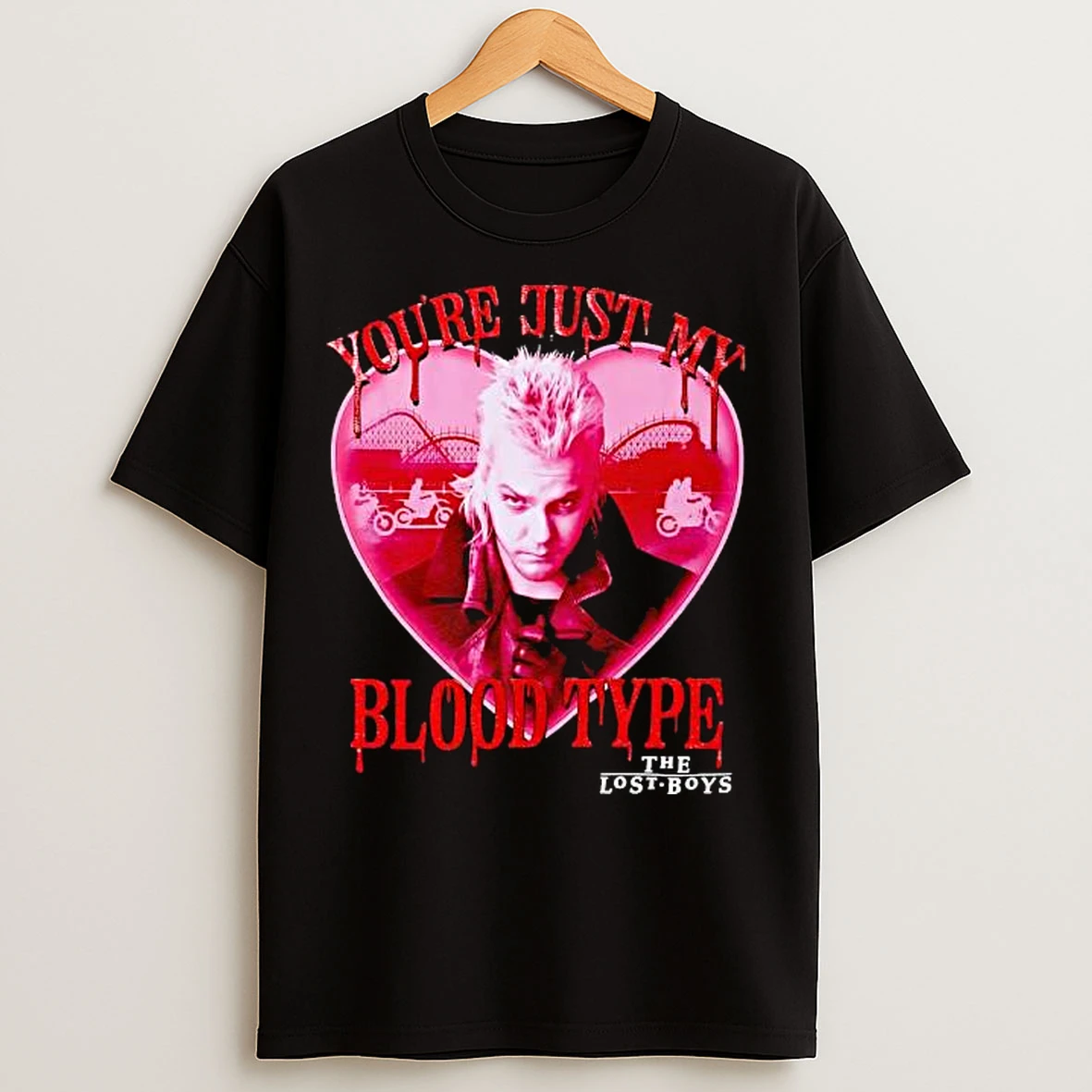 Classic The Lost Boys Blood Type Glitter Classic T Shirts