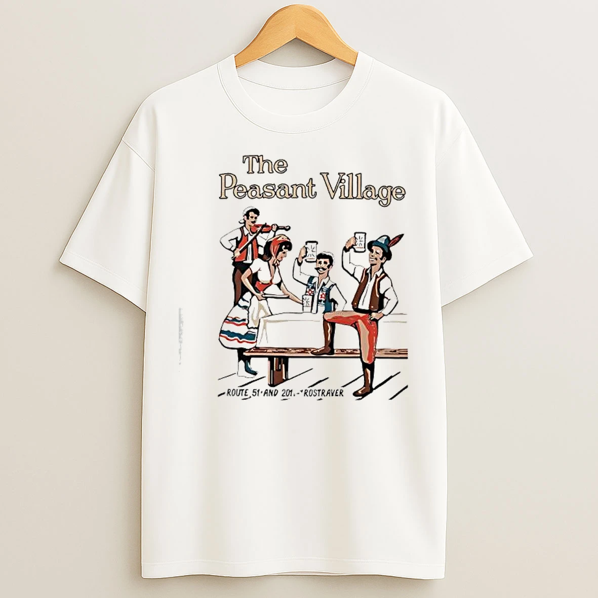 Classic The Peasant Village Rostraver Graphic T Shirts
