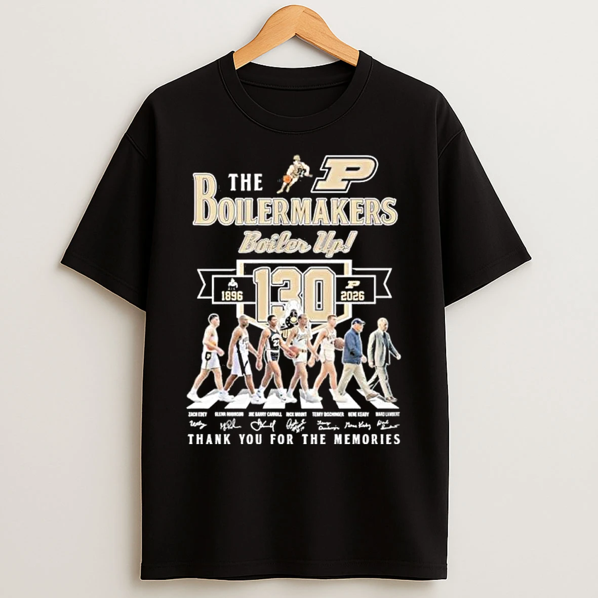 Classic The Purdue Mens Basketball Abbey Road 130th Anniversary 1896 2026 T Shirts