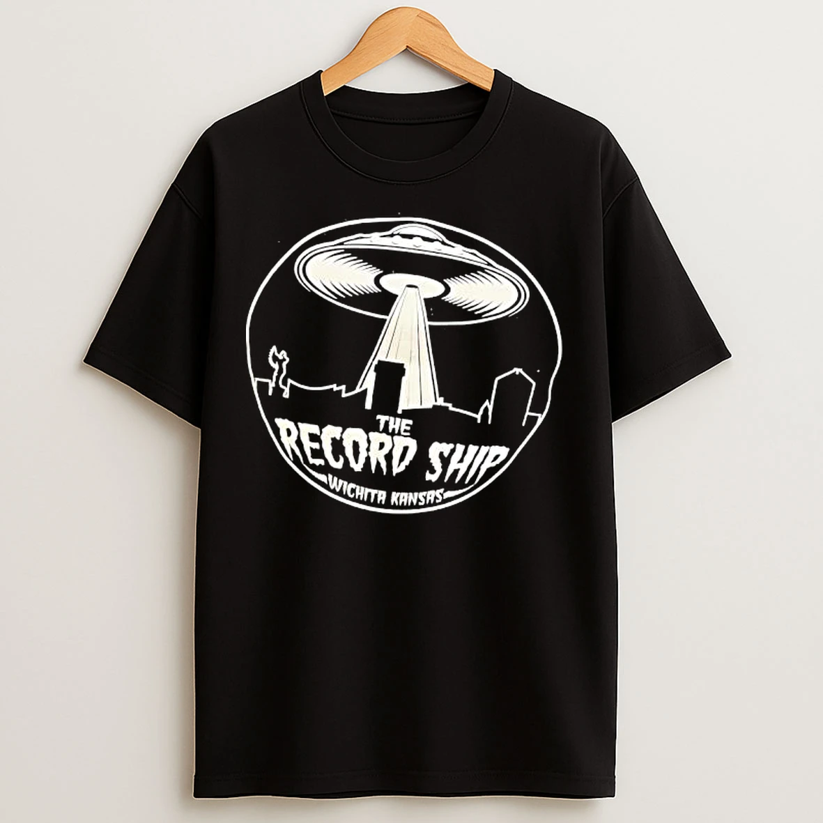 Classic The Record Ship Wichita Kansas Ufo T Shirts